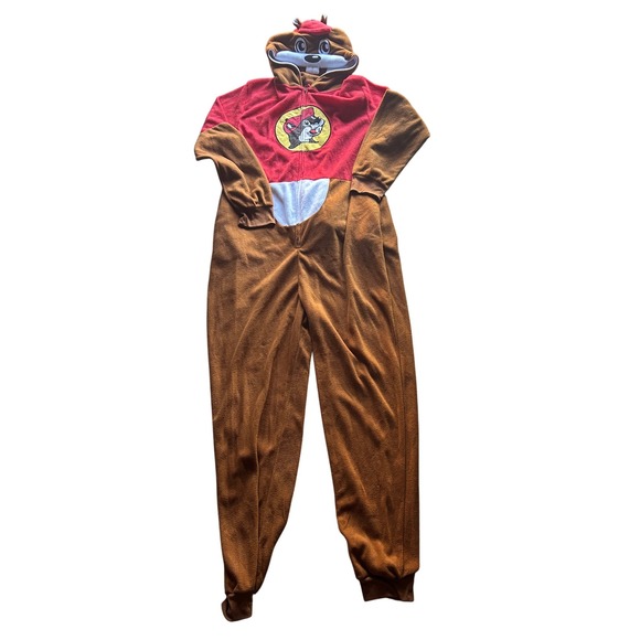 Bucees Beaver Pajamas Onesie Costume Cosplay Size 2XL Kids Unisex